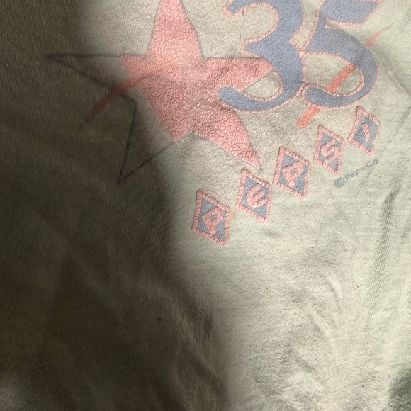 Vintage Pepsi apparel 35 made in USA crop top size M - Picture 5 of 5